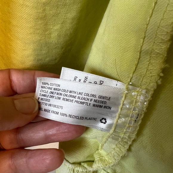 Women’s lime green, neon, jean jacket size extra large - Picture 7 of 12